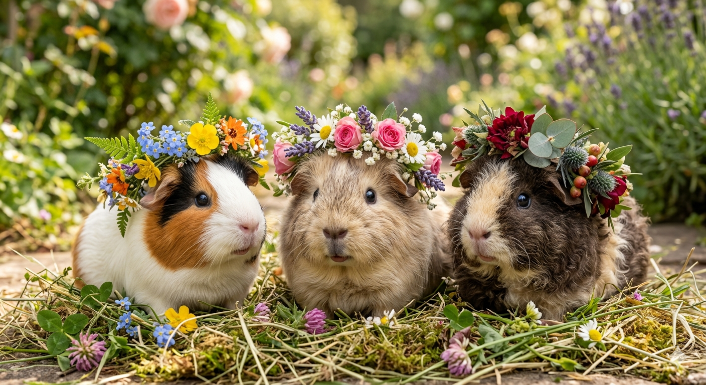 Guinea pig bakımı için nedenleri anlatan görsel